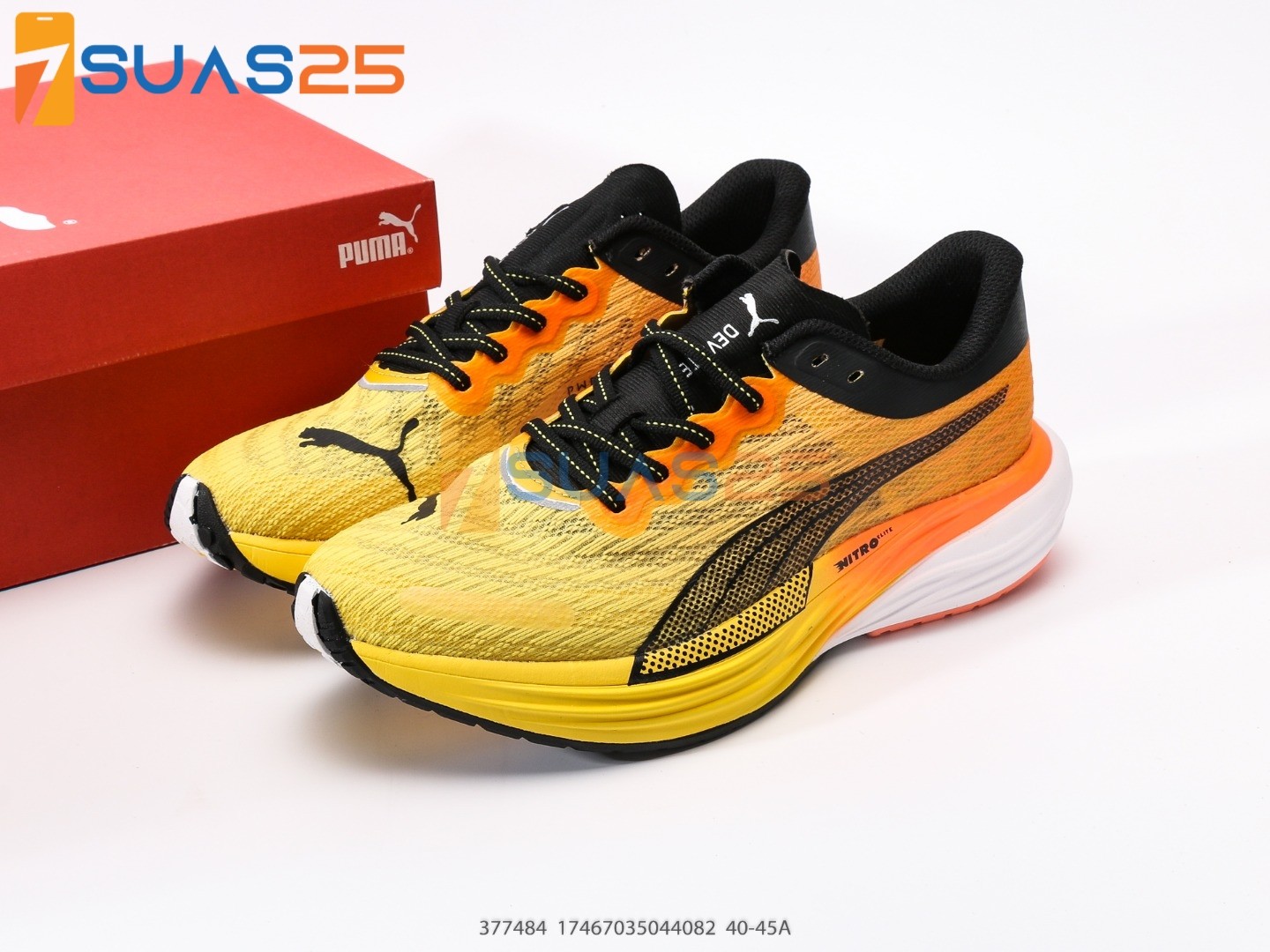 Mens running shoes Puma DEVIATE NITRO 2 yellow